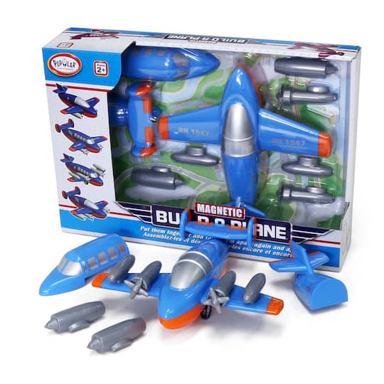 Popular Playthings&#xAE; Magnetic Build-a-Plane&#x2122;